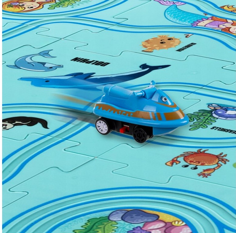 Jedinečná dětská dráha puzzle